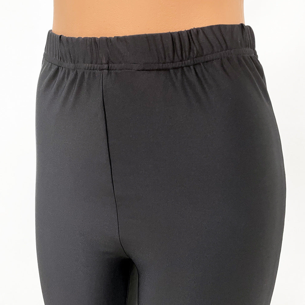 Tight Split Bell-bottom Pants For Women