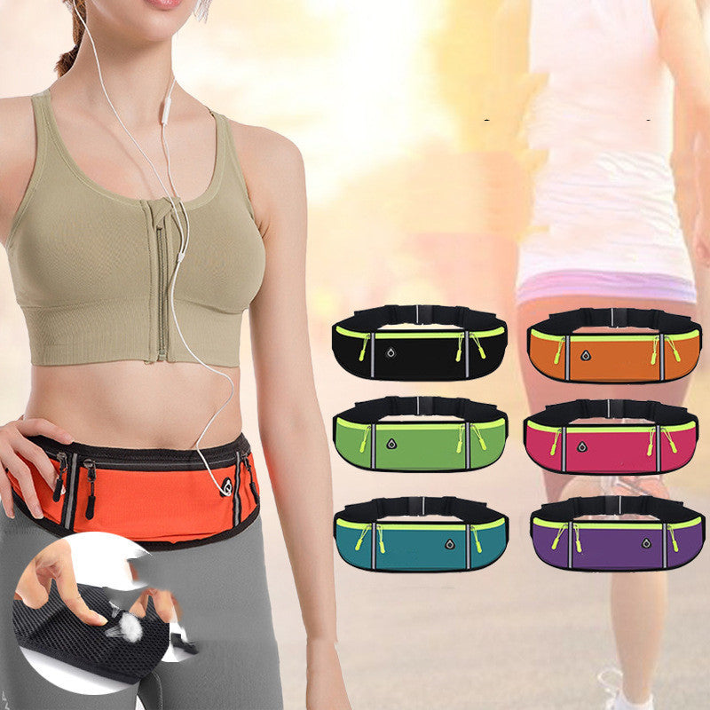 Cell Phone Exercise Belt Bag Outdoor Sports Mobile Phone Bag Waterproof Multifunctional