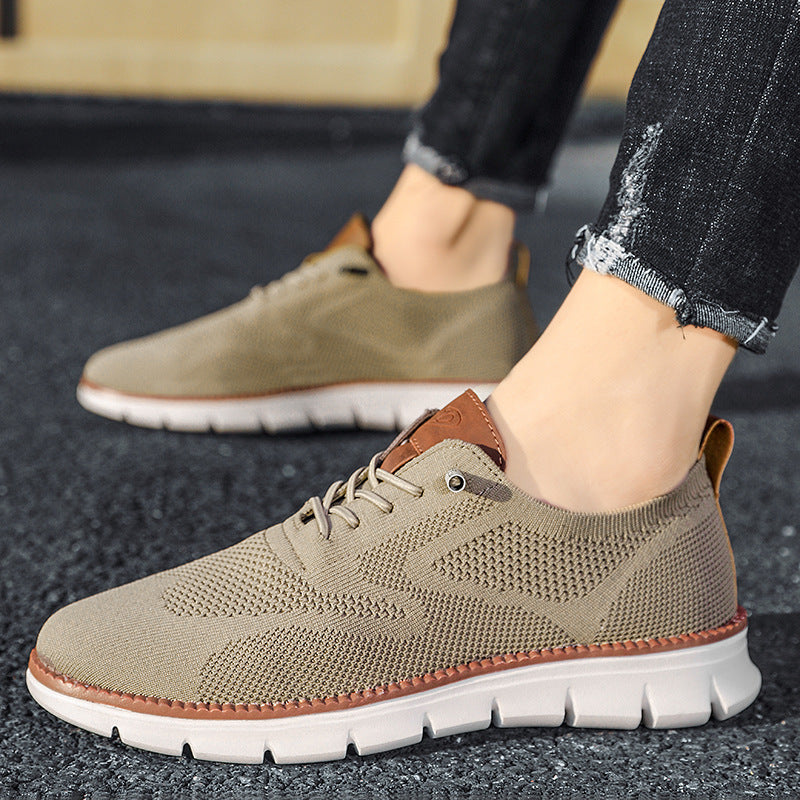 Men's Fashionable Casual Breathable Fly Woven Mesh Sneakers